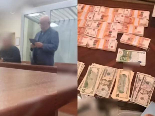 Пачки евро и долларов: опубликовано видео обыска из дома генерала МВД Панова