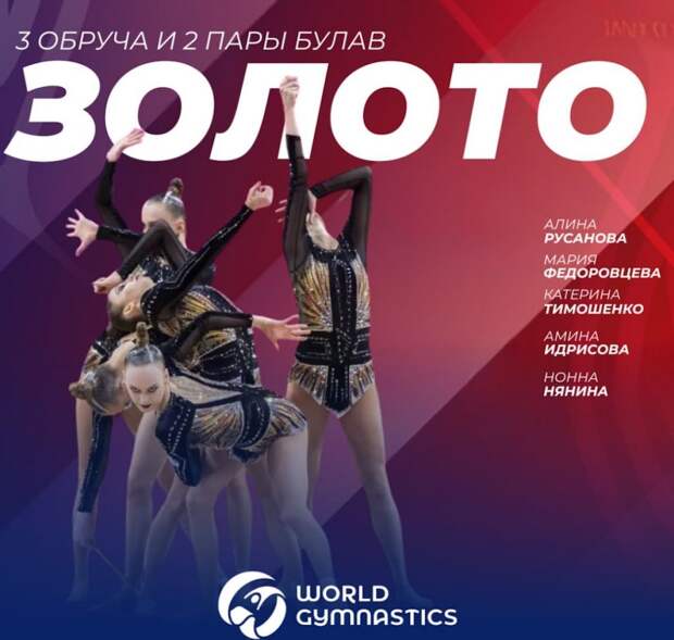Гимнастка Идрисова вновь завоевала золото этапа Кубка мира