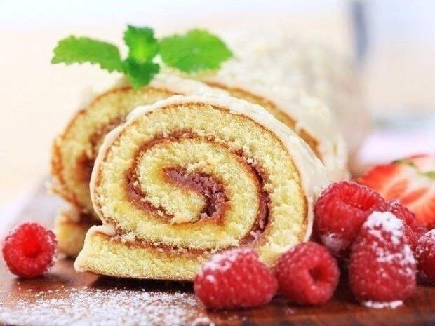 Кулинария>БЫСТРЫЕ РУЛЕТИКИ К ЧАЮ !