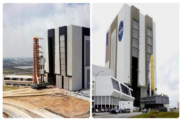 Считается, что самыми большими дверями в мире являются двери цеха сборки транспортных средств НАСА в Космическом центре Кеннеди. Сооружение является первым в своем роде объектом и самым большим одноэтажным зданием в мире. И фактически самым большим в мире, когда оно было построено в 1965 году.