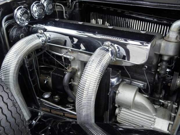 Кабриолет Mercedes-Benz 770K из музея гоночной трассы Индианаполиса