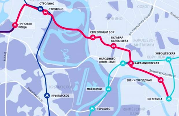 Метро рублево архангельская ветка