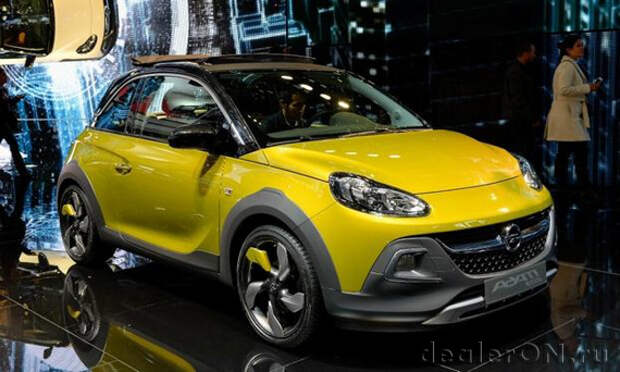 Кроссовер Опель Адам Рокс (Opel Adam Rocks) на Женевском автосалоне