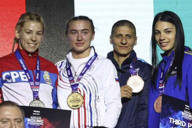 Женская сборная России победила в медальном зачете на чемпионате Европы по боксу