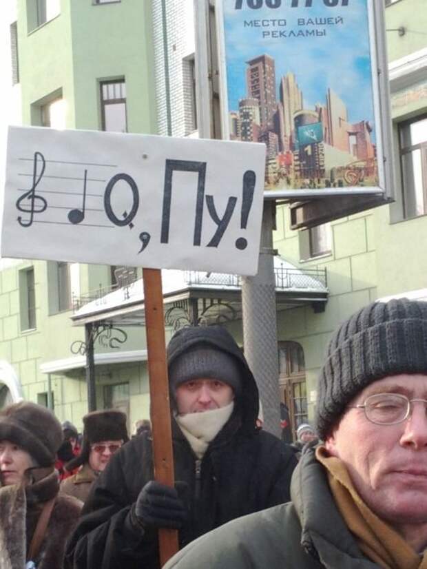 Плакаты с митинга (32 фото)