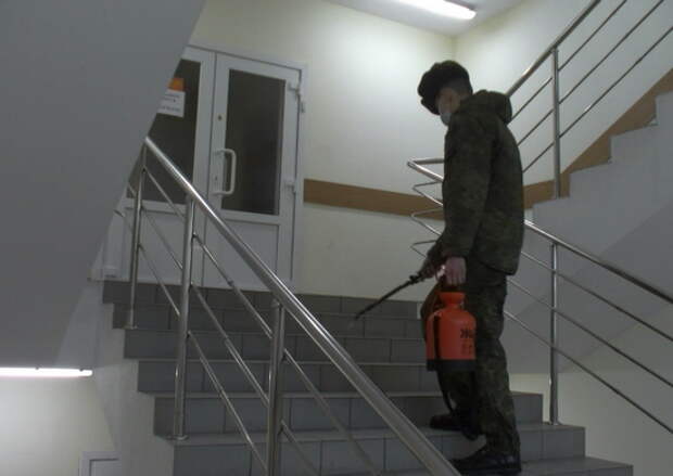 В Энгельсском соединении дальней авиации продолжается комплекс мероприятий по недопущению распространения COVID-19