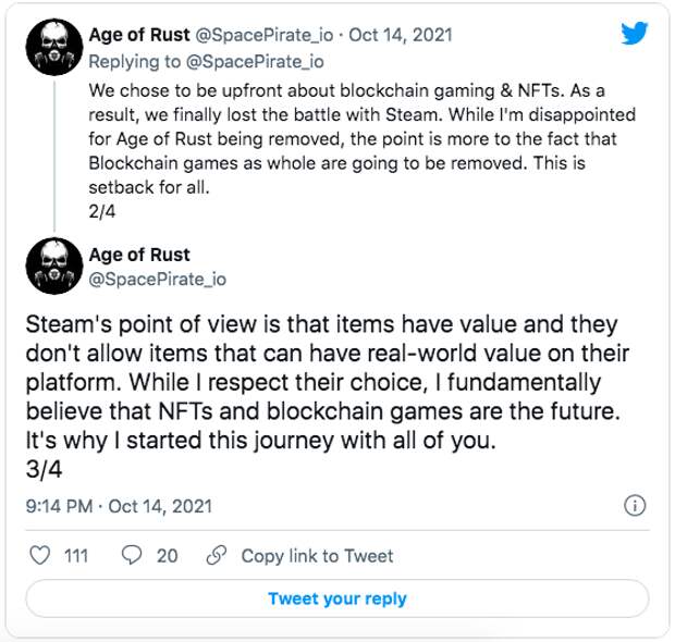 Valve запретила игры с NFT и блокчейном в Steam"