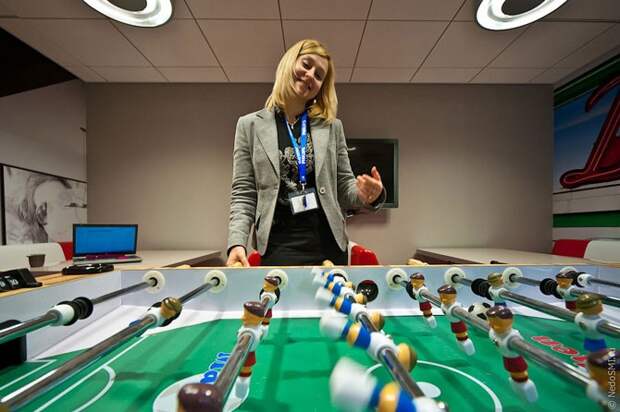 Необычный офис Philips – без определенного места работы