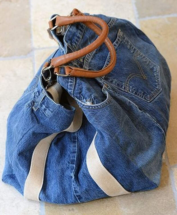 Сумки из старых джинсов... 122 идеи для вдохновения!