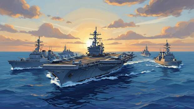 Fox News: авианосная группа США вошла в зону ответственности CENTCOM