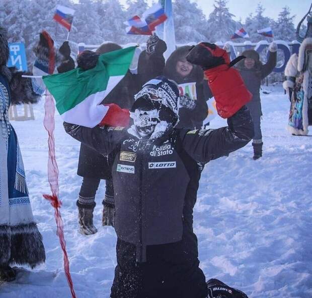 На фото Паоло Вентурини - марафонец из Италии. Недавно он пробежал 40 км за 3 часа 35 минут в мороз Оймякон, города, интересно, красиво, северный город, фото, якутия