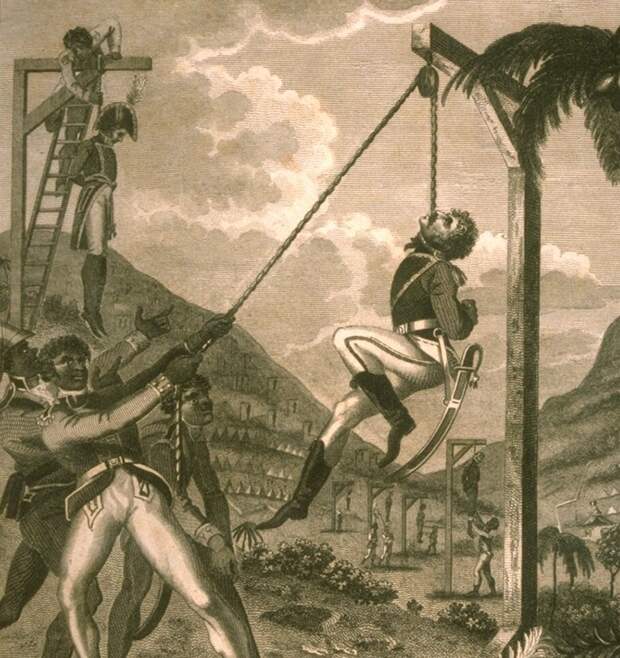 Иллюстрация из книги "Черная империя Гаити" (1805 год). Художник: Marcus Rainsford