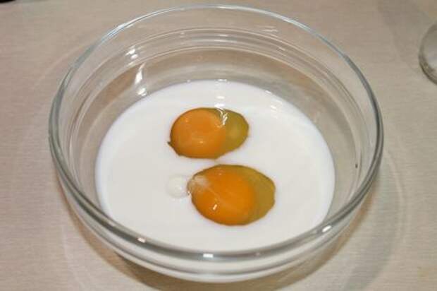 Запеканка из капусты с яйцом в духовке. Этап: 9