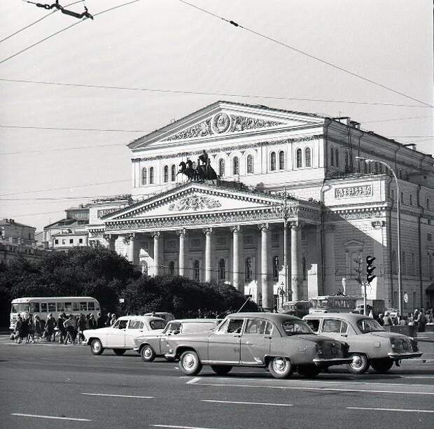 Проспект Маркса и Большой театр Иван Шагин, 1950 - 1969 год, г. Москва, пр-т Маркса, МАММ/МДФ.