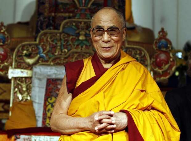 Далай-лама XIV, духовный лидер последователей тибетского буддизма. Лауреат Нобелевской премии мира.