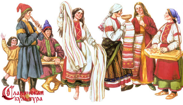 Русская одежда и быт