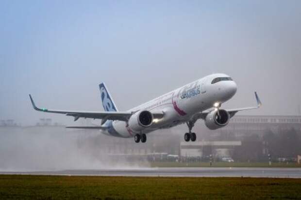 Первый полёт Airbus A321LR