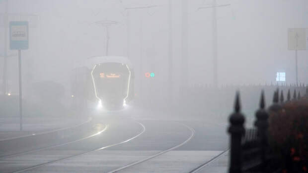 "Желтый" уровень погодной опасности объявили в Москве и области из-за тумана