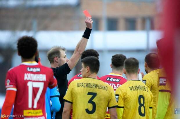 КДК РФС признал обоснованным удаление капитана «Волги» в матче с «Арсеналом»