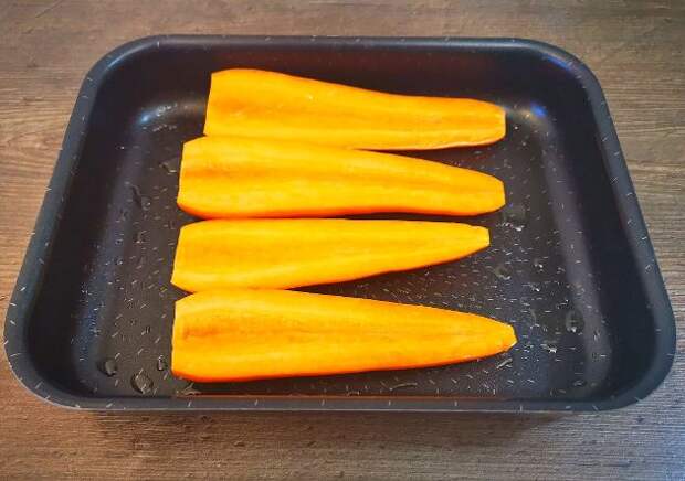 Запеченная морковь для салата