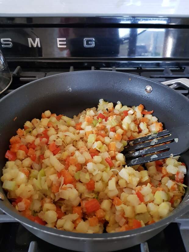 Закрытый пирог с индейкой и овощами Рецепт, Длиннопост, Еда, Пирог