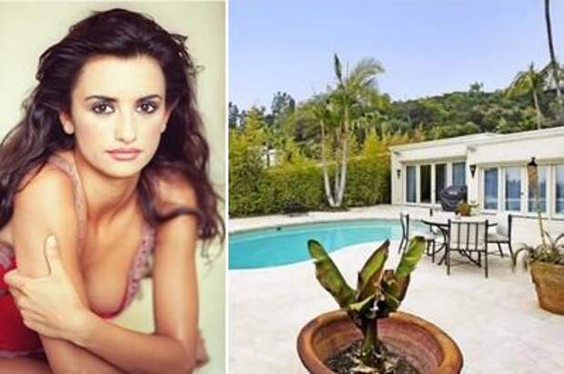 <B>Пенелопа Крус (Penelope Cruz)</B><BR> Стоимость: $3,695 млн.<BR> Расположение: Голливуд<BR> Экспликация: 3 ванные комнаты и 3 спальни<BR> Инфраструктура: бассейн, шезлонги, терраса с обеденным столом, внутренний дворик с фонтаном