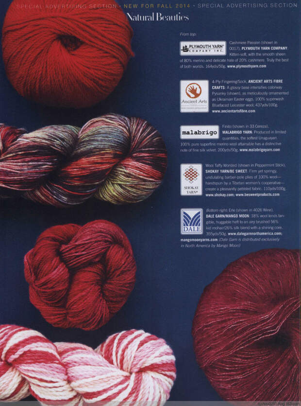 Vogue Knitting 2014 秋 - 紫苏 - 紫苏的博客 Vogue Knitting 2014 秋 - 紫苏 - 紫苏的博客