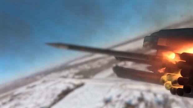 Экипаж Ка-52М уничтожил пехоту и технику врага в зоне СВО