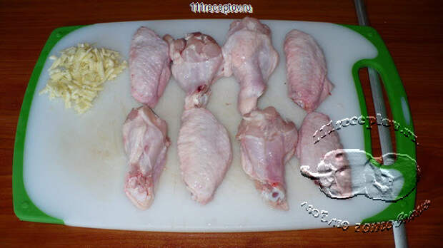 Куриные крылышки с мёдом
