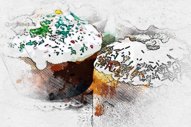 Орловские священники отправили пасхальные куличи и яйца