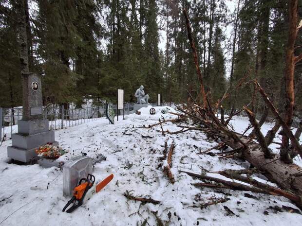 уборка мемориала, бологовский округ