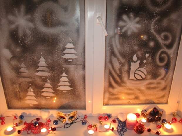 Как украсить окна к Новому году: отличные идеи