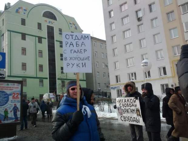 Плакаты с митинга (32 фото)