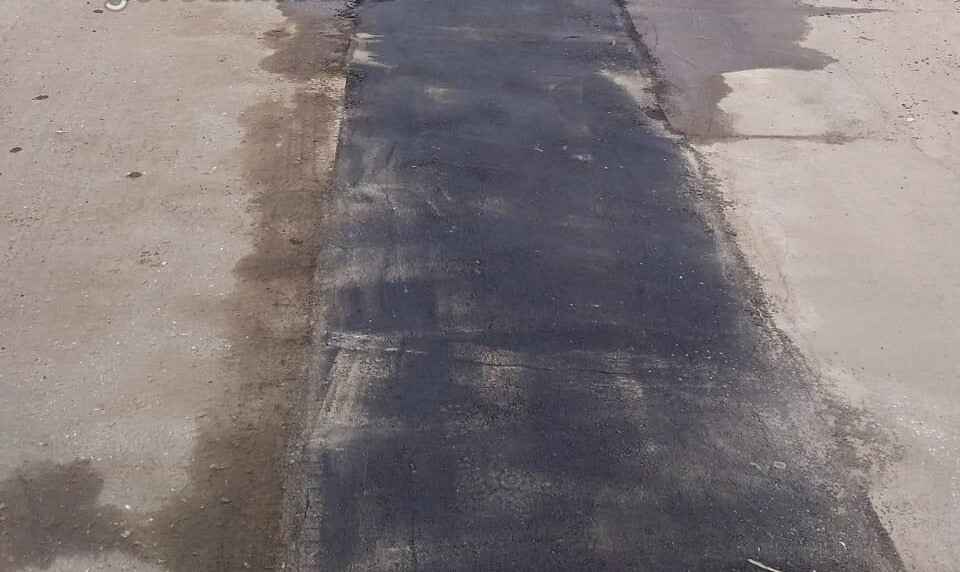 На Молодцова залатали ямы по просьбе жителей