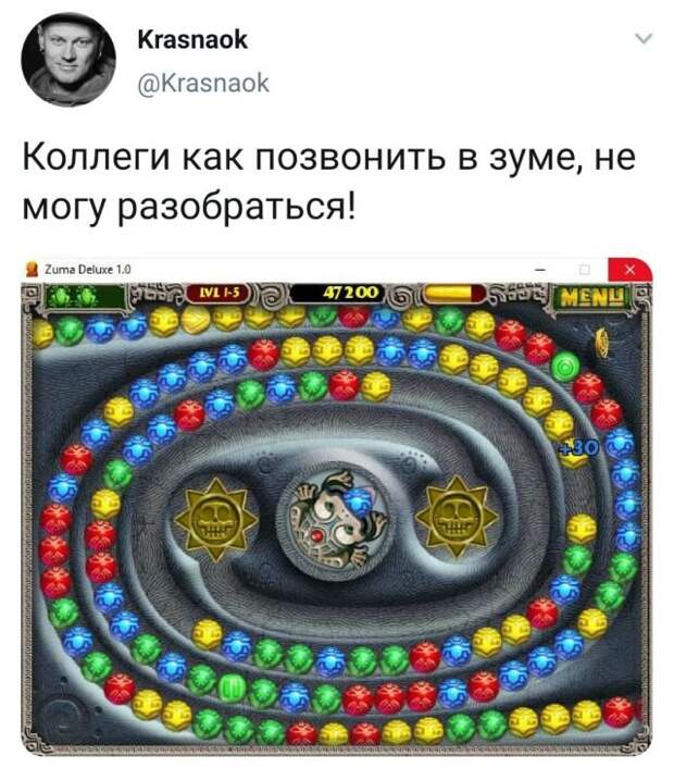 твит про зум