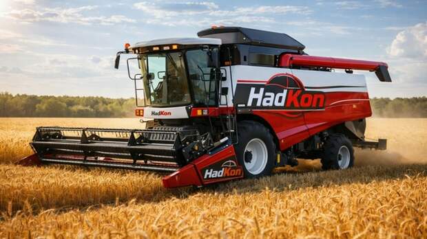 Комбайн в поле / Фото создано в ChatGPT 