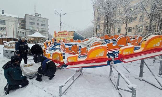 В Архангельск привезли карусель из Италии