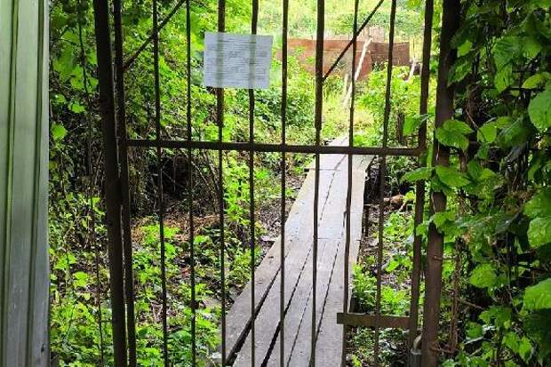 В Тамбове ищут хозяина калитки, установленной в СТ "Дружба"