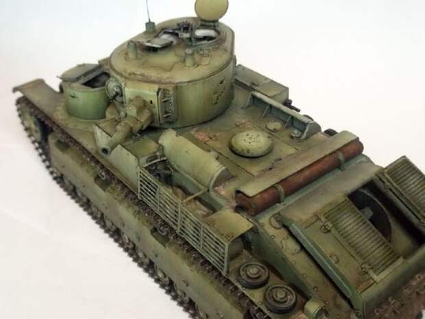 Советский танк Т-28. Гремя огнём, сверкая блеском стали