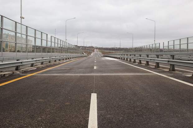 В Керчи открыто движение по транспортной развязке на улице Шоссе Героев Сталинграда