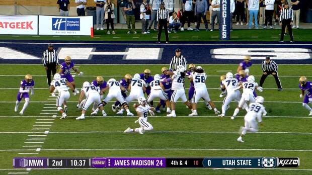 James Madison Football Coach Curt Cignetti iPhone Referee Replay