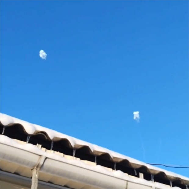 Появилось видео отражения массированной атаки ВСУ на столицу российского региона