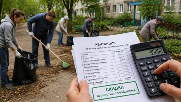 Поучаствуй в субботнике, Иваныч! Тебе скидка выйдет!