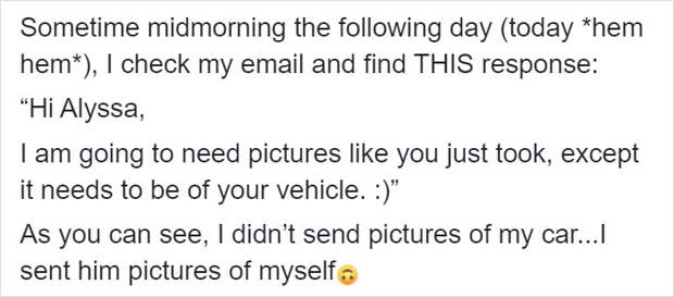 Девушка отправила страховщику вместо автомобиля свои фотографии – это взорвало соцсети