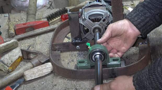 Как сделать гриндер на основе электродвигателя от стиралки