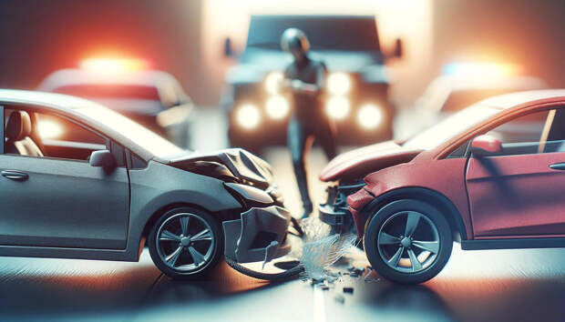 В Кызыле 6-летний ребенок угнал Toyota отца и спровоцировал лобовое столкновение