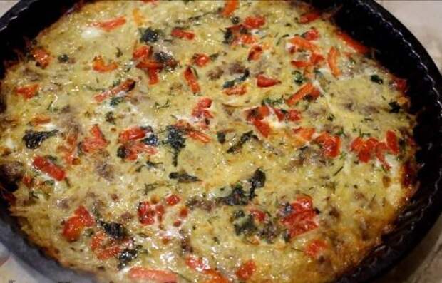 Запеканка картофельная с мясным фаршем мясной фарш, картофель, запеканка