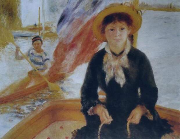 16 Молодая девушка в лодке, 1877 (700x541, 47Kb)
