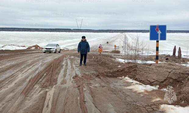 В Архангельской области действуют 36 ледовых переправ