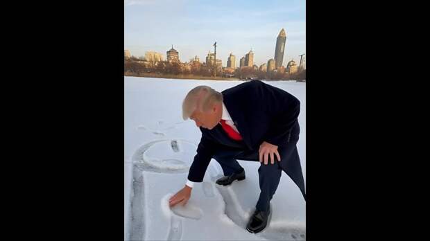 Найден автор рисунка на замёрзшем Кальмиусе https://t.me/webmoney_dn/314974Video: Клип